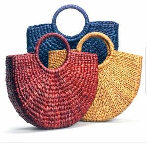 Putu by J.MacLear straw handbag